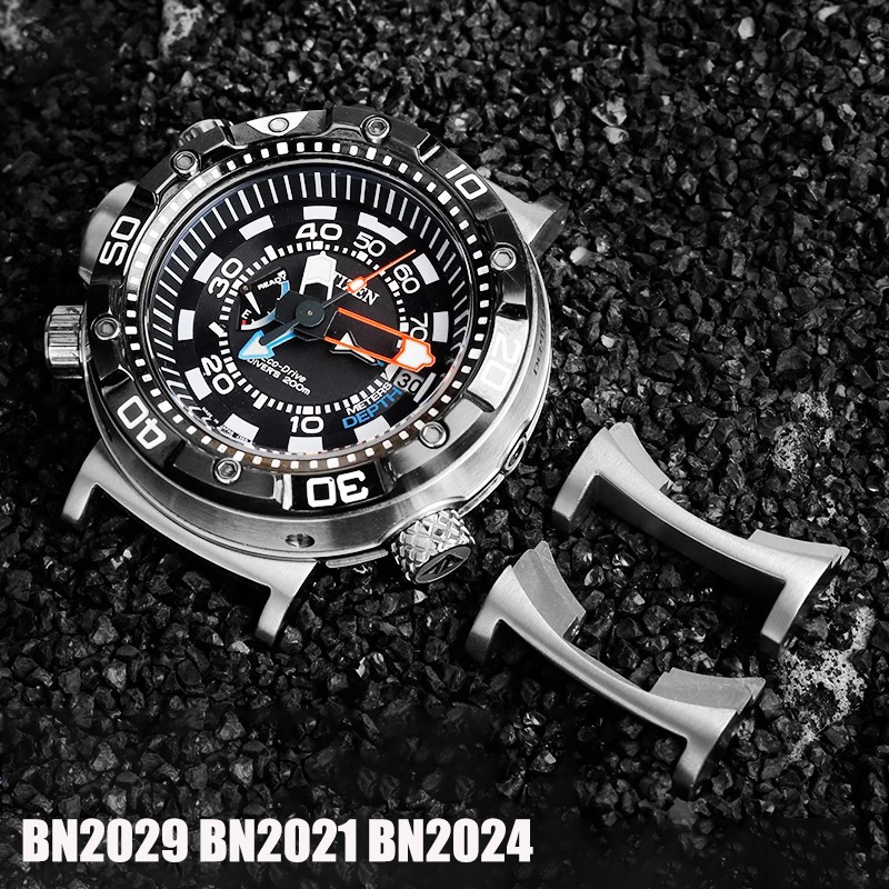 Citizen Watch Promaster - ステンレス鋼のラグ時計ストラップアダプター、金属製アダプター、市民に適合BN2029-01E BN2021-03E BN2024-05E、bn2021,22mm