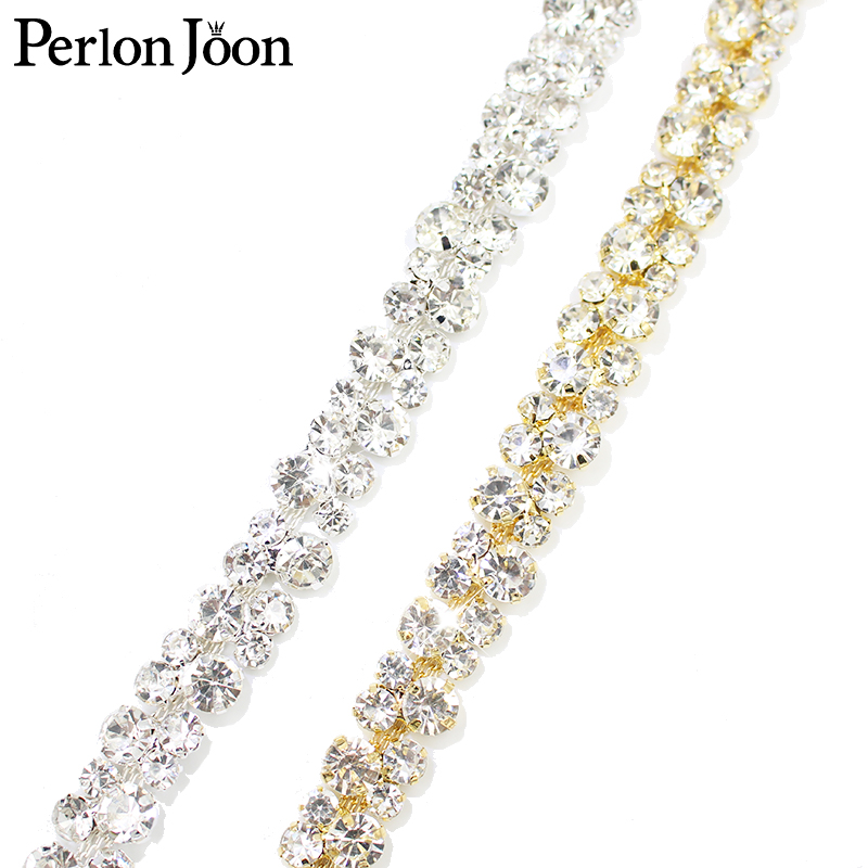スパークリングフルダイヤモンドクリスタルチェーン、ラインスト - Perlon Strap Woven のレビューと価格