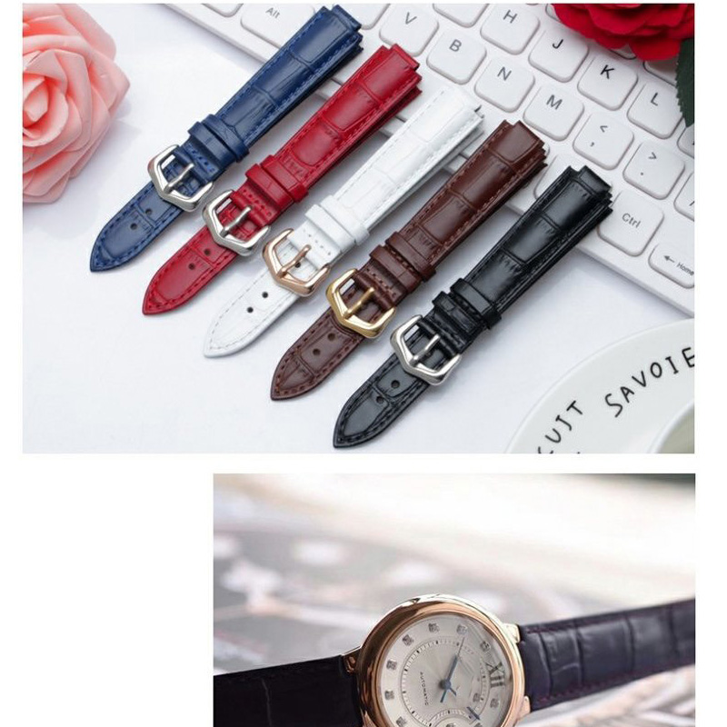 女性用レザーウォッチバンド,ブルーバルーンシリーズ,第1層牛 - Cartier Watch Ballon Bleu のレビューと価格