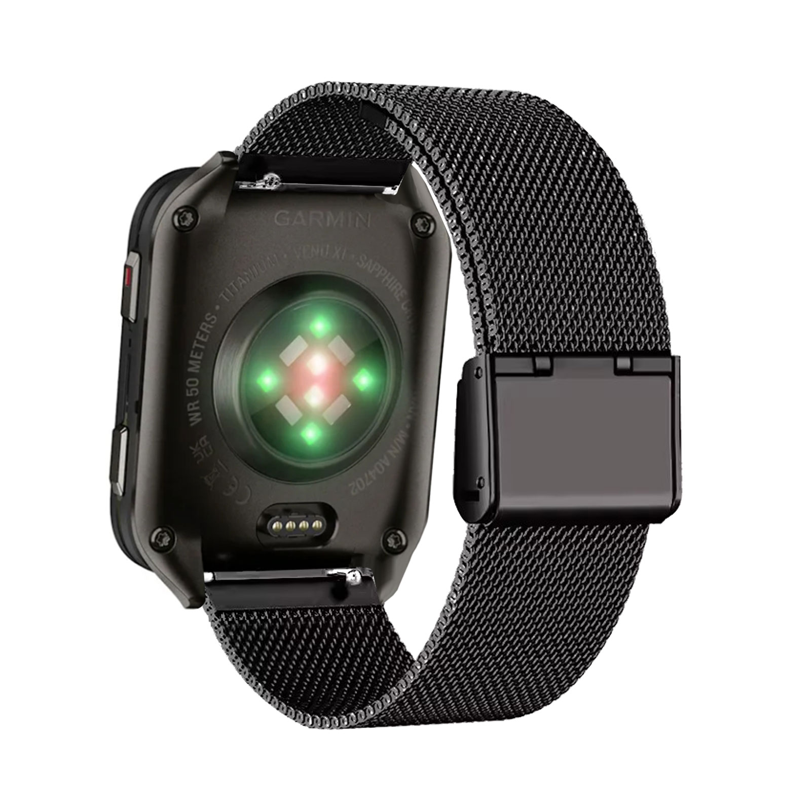 Garmin Venu X1 バンド用メタルバンド、ステンレ - Mesh Strap Metal のレビューと価格