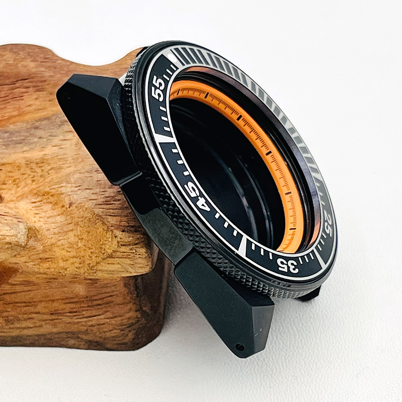 44mmブラックサムライSRPE腕時計ケース、NH34 NH - Citizen Watch Tsuyosa のレビューと価格